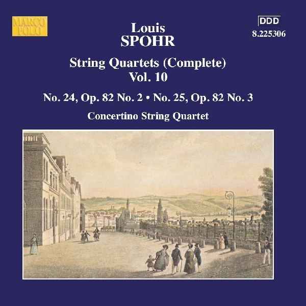 Spohr: String Quartets, Vol. 10 album cover