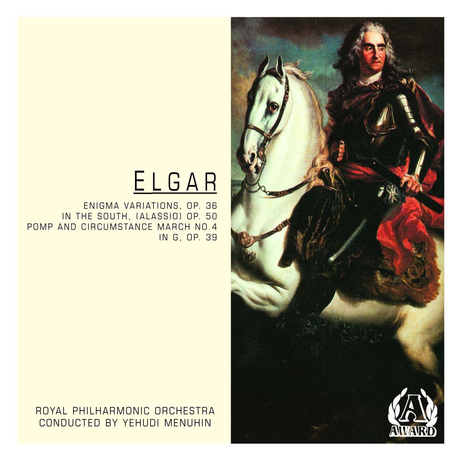 Elgar - Variations On An Original Theme, "Enigma", OP.36 album cover