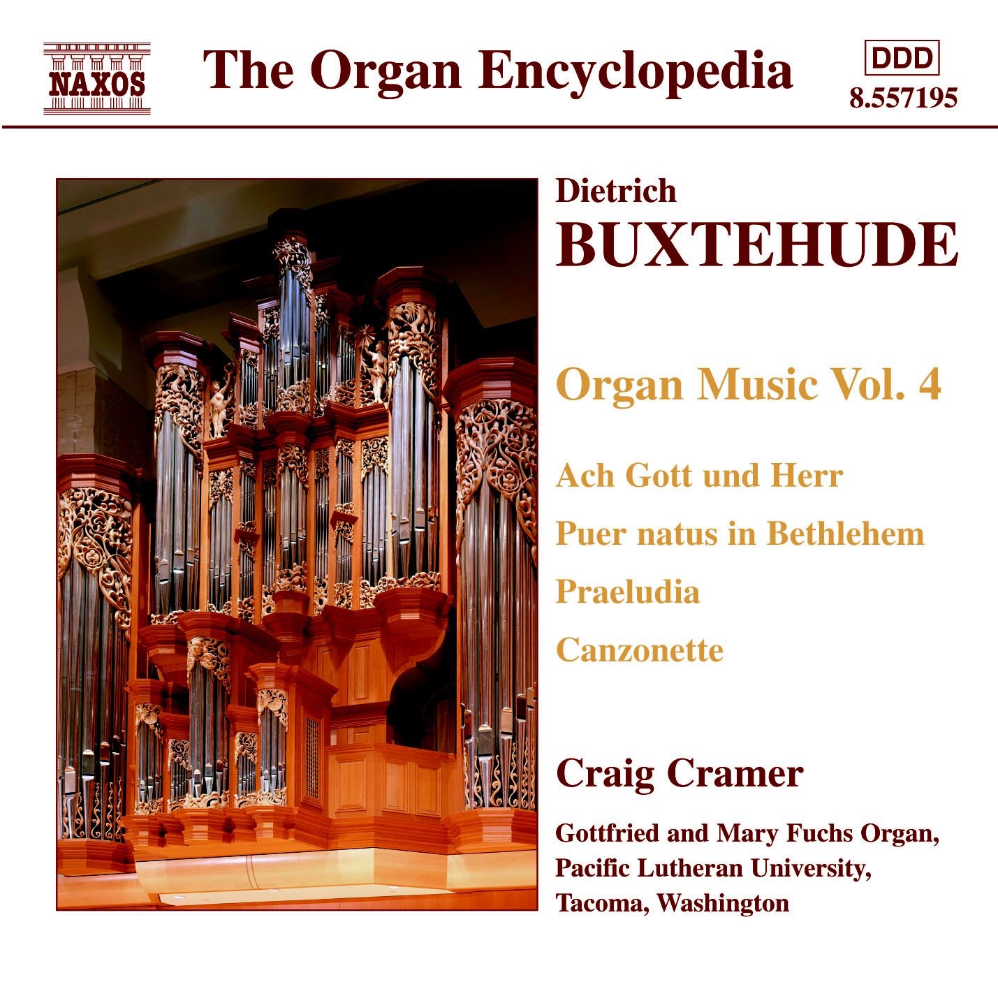 Buxtehude: Organ Music, Vol. 4 album cover