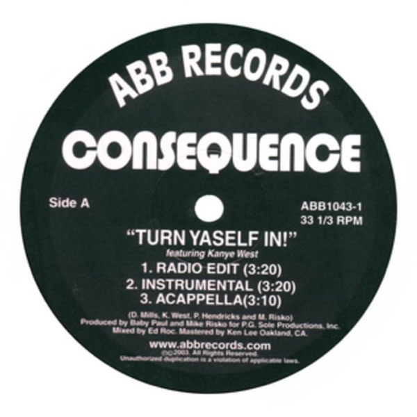 Turn Yaself In / B*tch Rider / Yard 2 Yard - EP (Vinyl) album cover