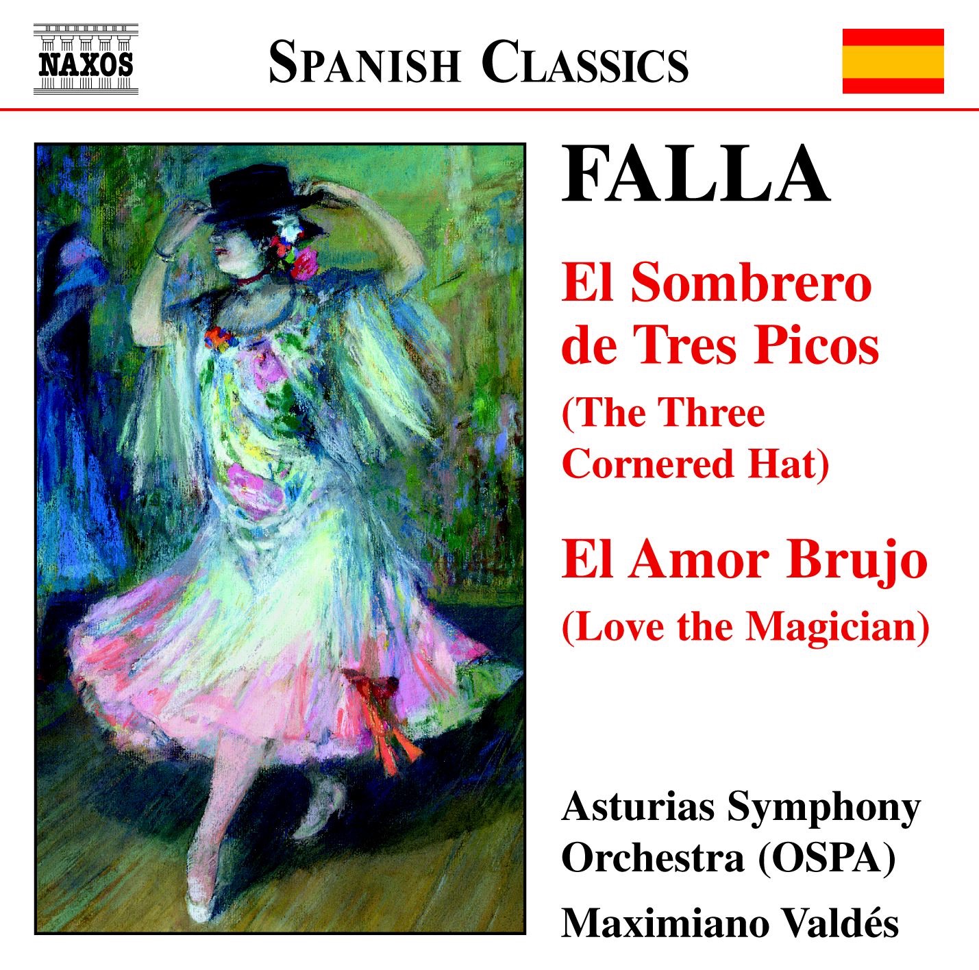 Falla: El Sombrero de Tres Picos, El Amor Brujo album cover