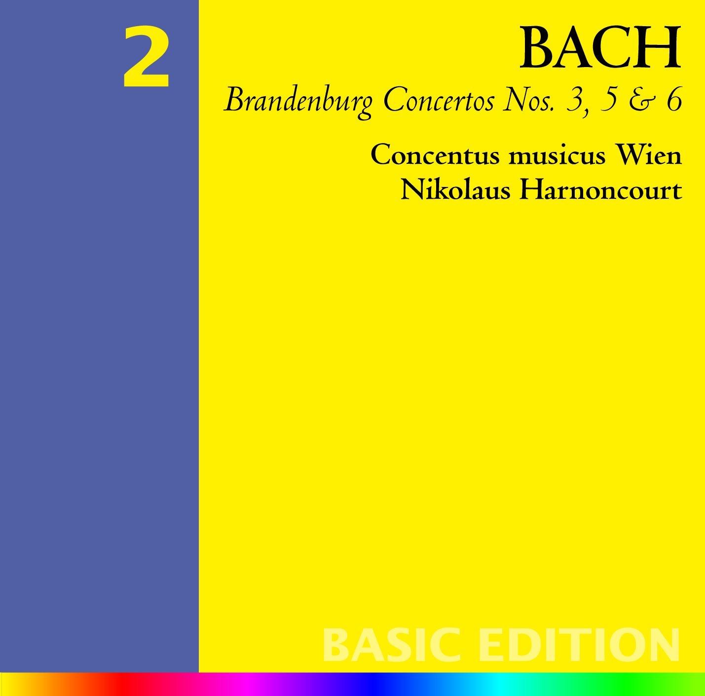 Bach: Brandenburg Concertos Nos. 3, 5 & 6 album cover