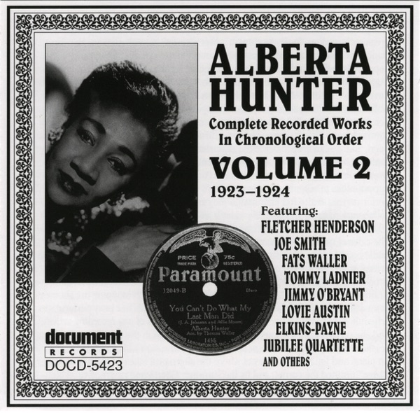 Alberta Hunter Vol. 2 (1923-1924) album cover