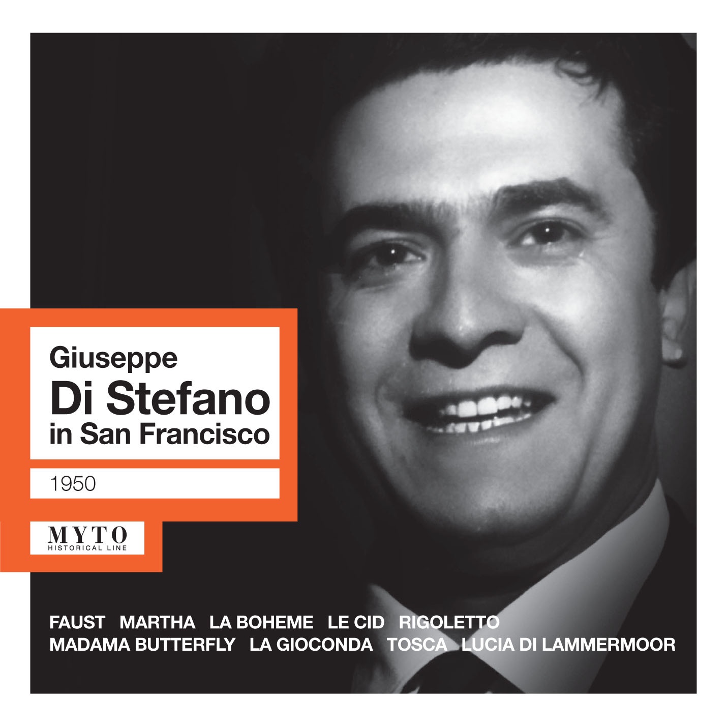 Giuseppe Di Stefano in San Francisco (Live) album cover