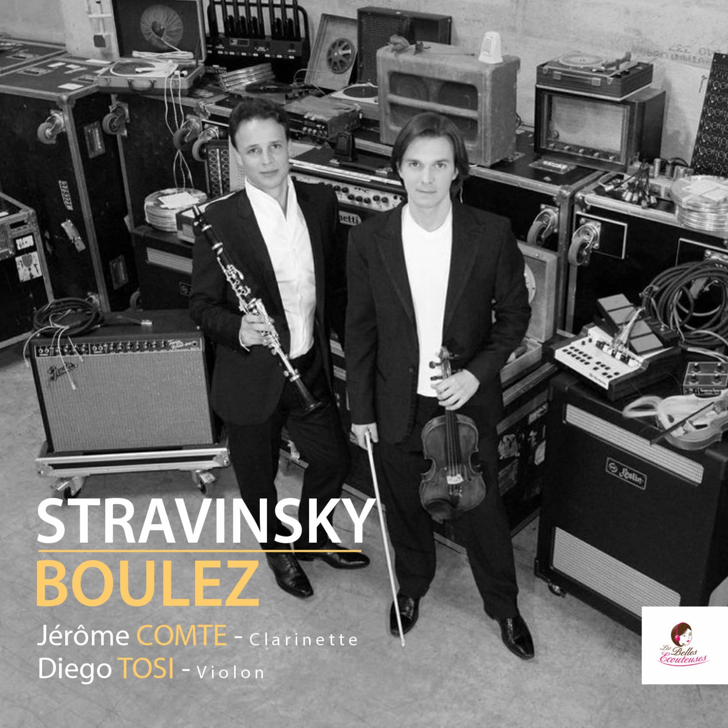 Stravinsky - Boulez album cover