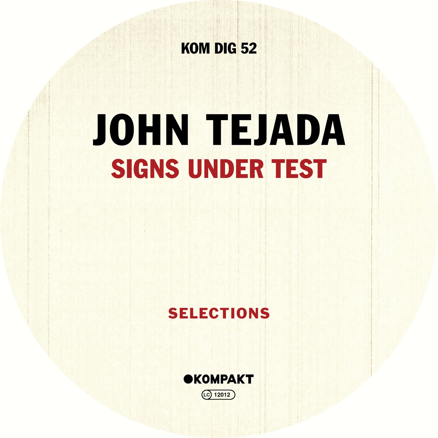 Signs Under Test - Selections - Single album cover