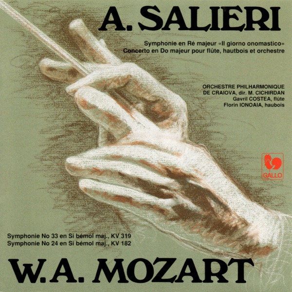 Antonio Salieri: Sinfonia in D Major "Il giorno onomastico" - Concerto for Flute and Oboe in C Major album cover