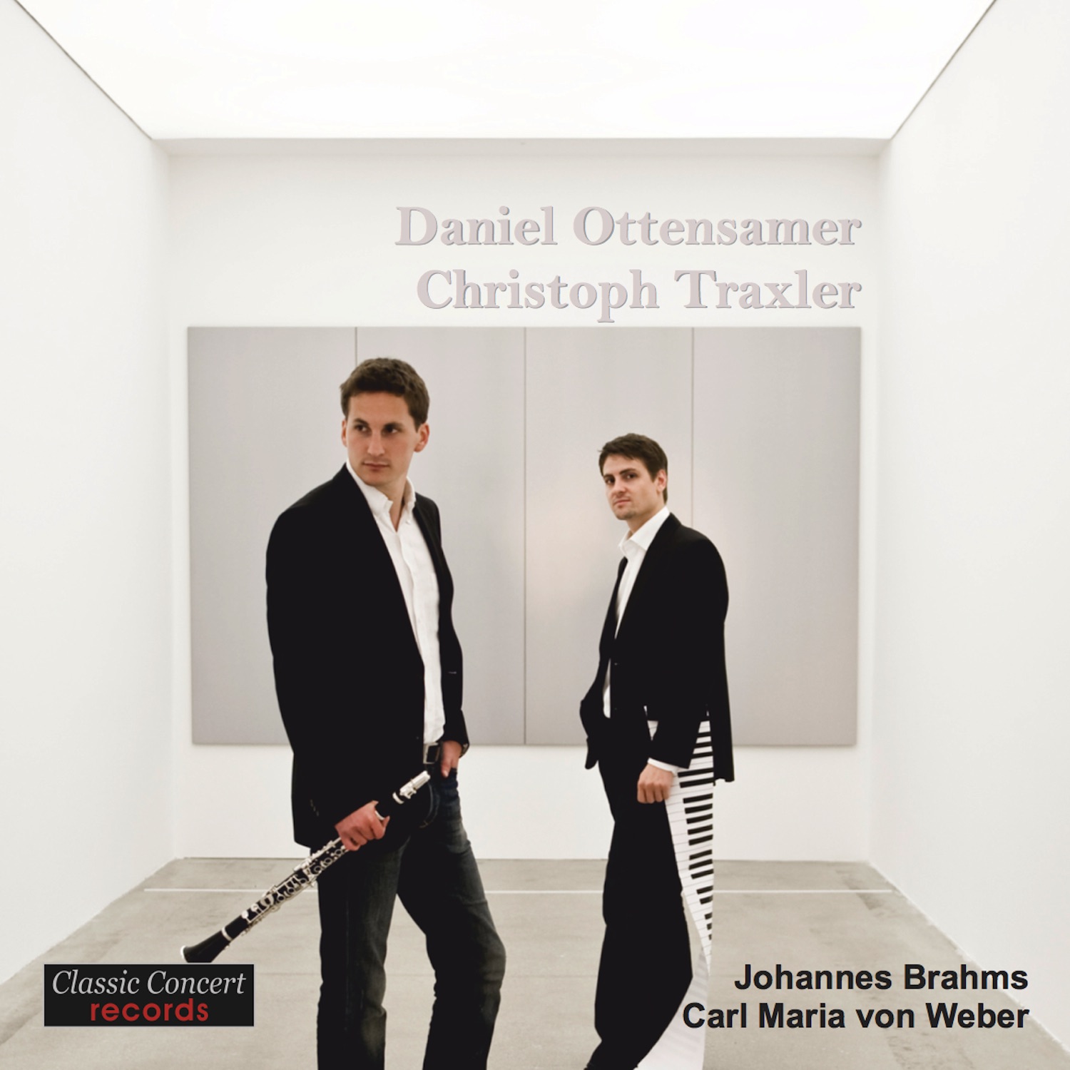 Carl Maria von Weber and Johannes Brahms - Works for Clarinet and Piano album cover