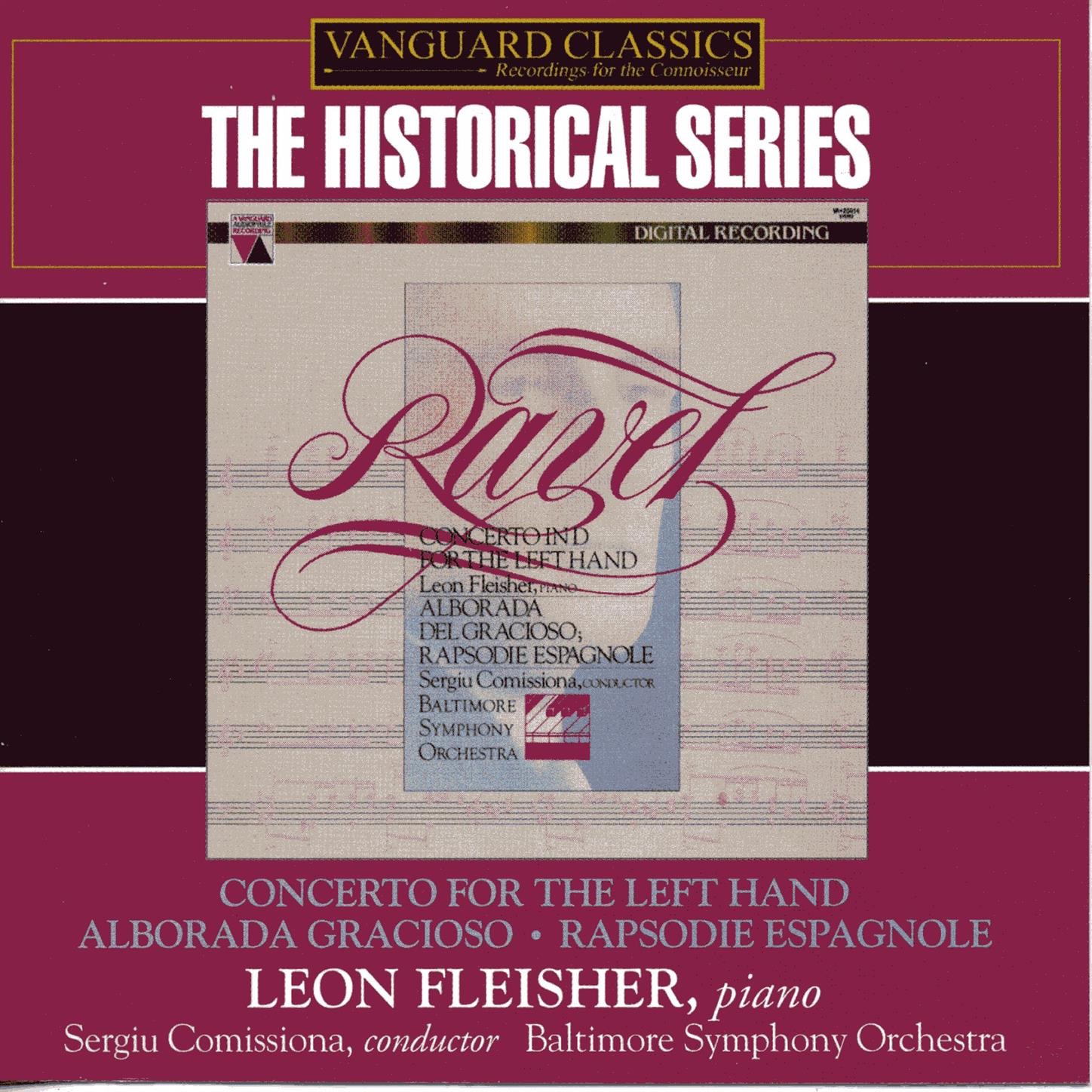 Ravel: Concerto For The Left Hand; Alborado Del Gracioso album cover