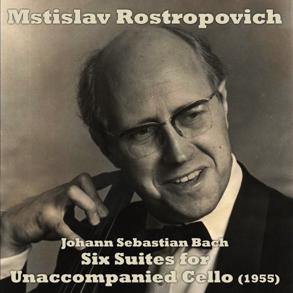 Johann Sebastian Bach: Six Suites for Unaccompanied Cello (1955) album cover