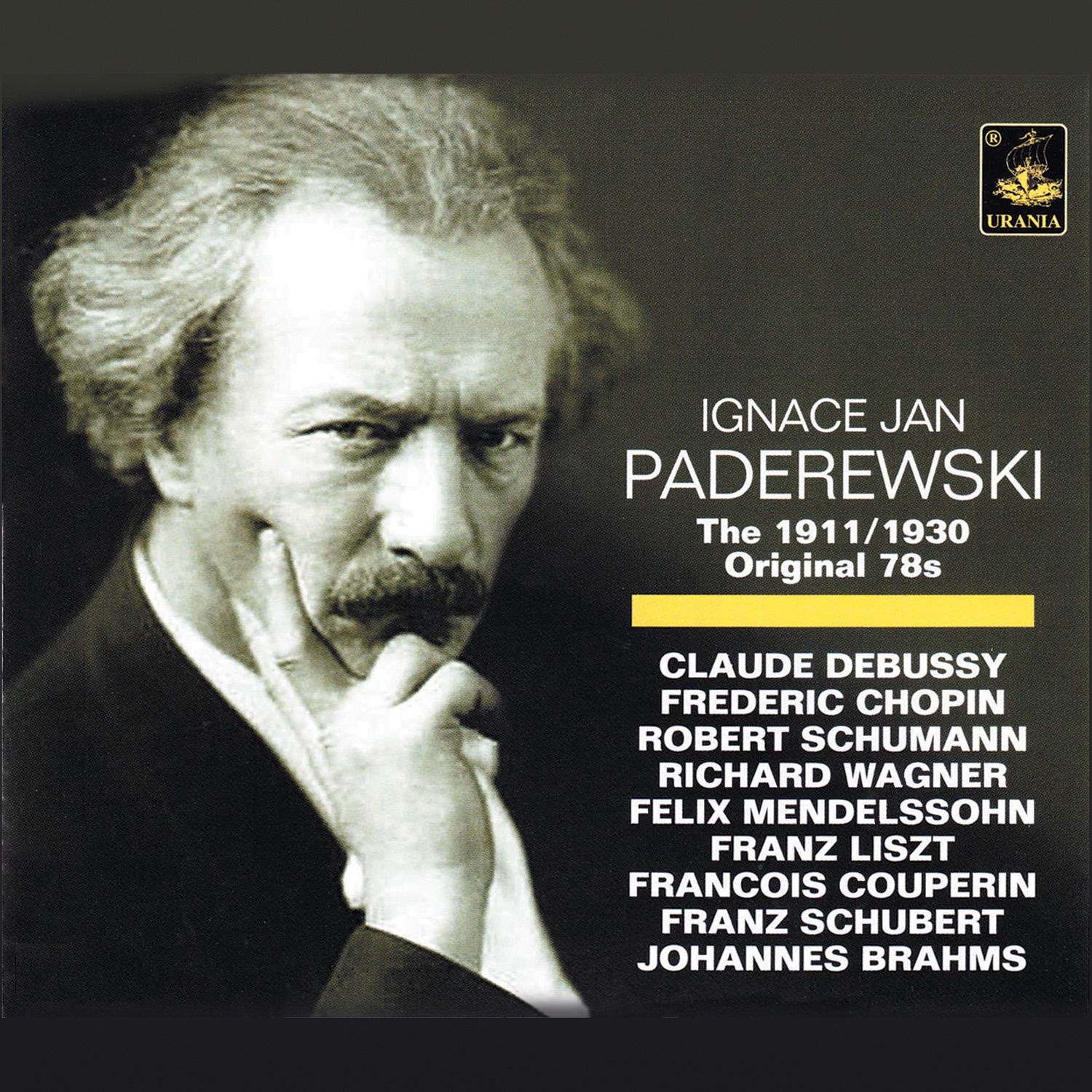 Paderewski: The 1911/1930 Original 78s album cover