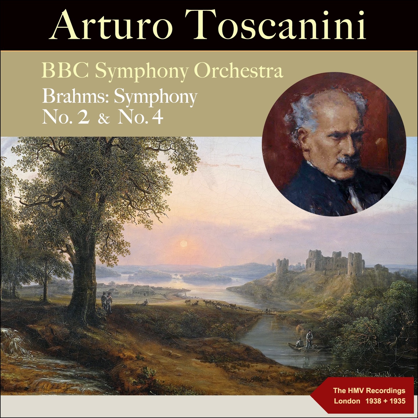 Brahms: Symphonies Nos. 2 & 4 album cover