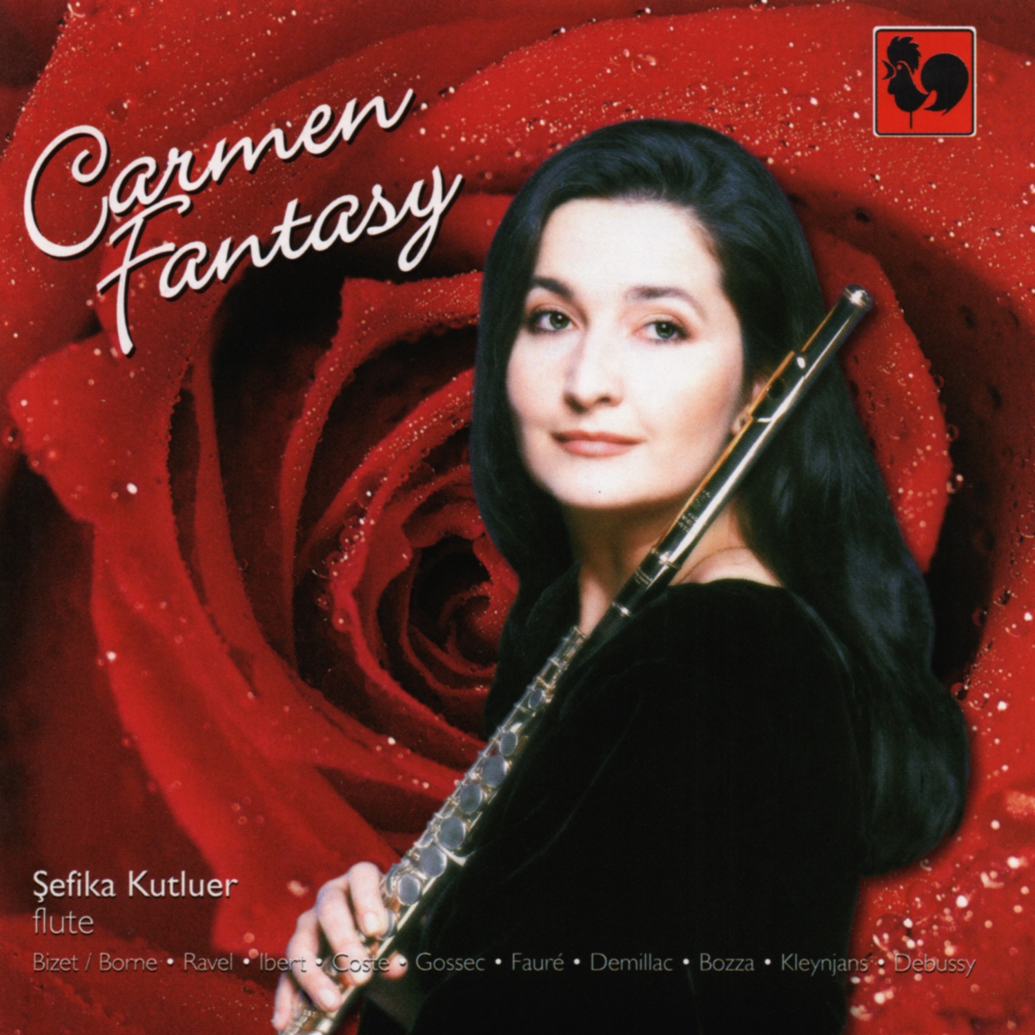 Bizet - Ravel - Debussy - Fauré - Ibert: Carmen Fantasy for Flute & Piano album cover