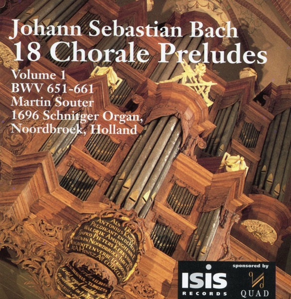 Bach: 18 Chorale Preludes, Vol. 1 album cover