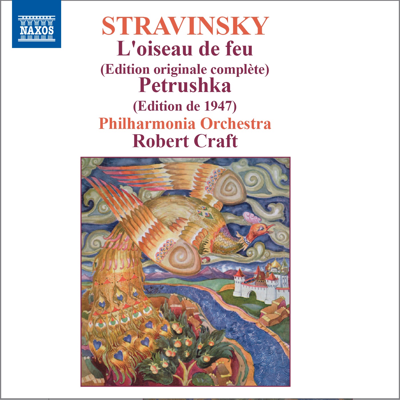 Stravinsky: L'oiseau de feu & Petrushka album cover