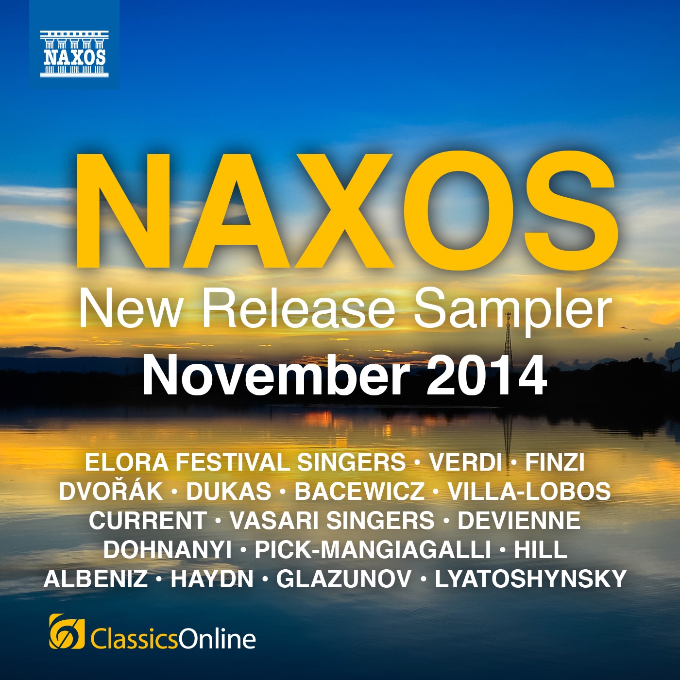 Naxos November 2014 New Release Sampler album cover