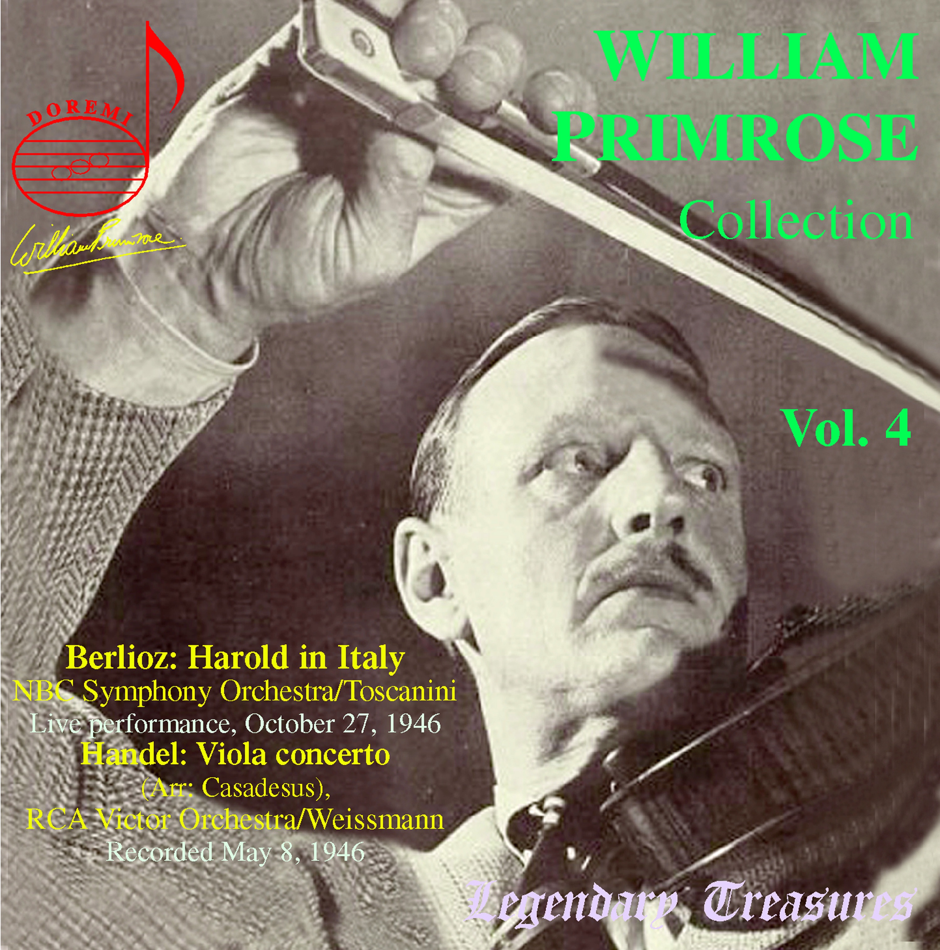 William Primrose Collection, Vol. 4 album cover