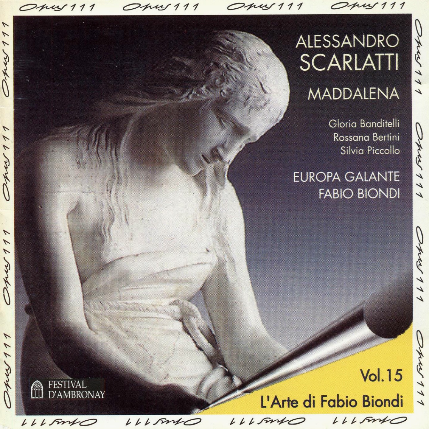 Scarlatti: Maddalena album cover