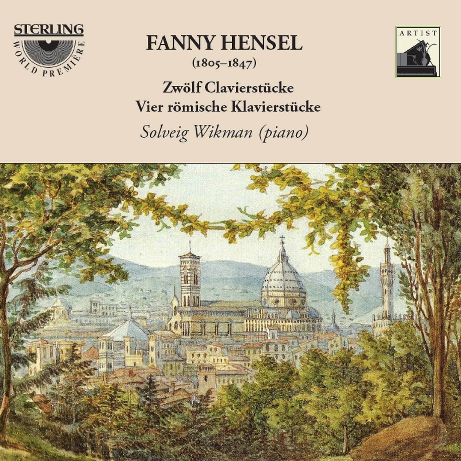 Hensel: Zwölf Clavierstücke / Vier römische Klavierstücke album cover