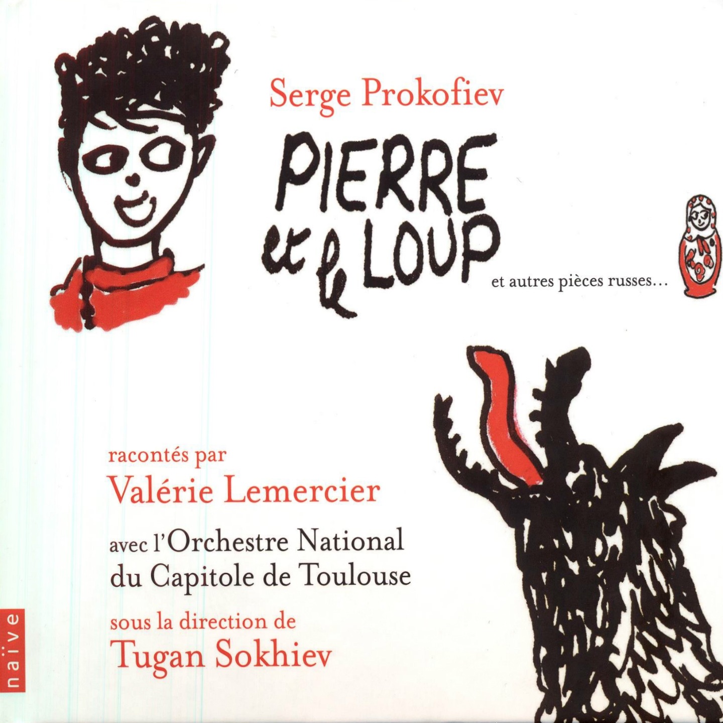 Prokofiev: Pierre et le loup et autre pièces russes album cover