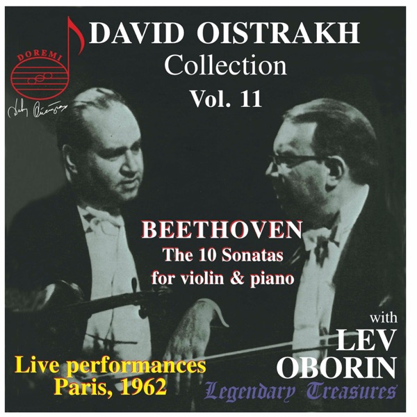 Oistrakh Collection, Vol. 11: The Beethoven Violin Sonatas (Live) album cover