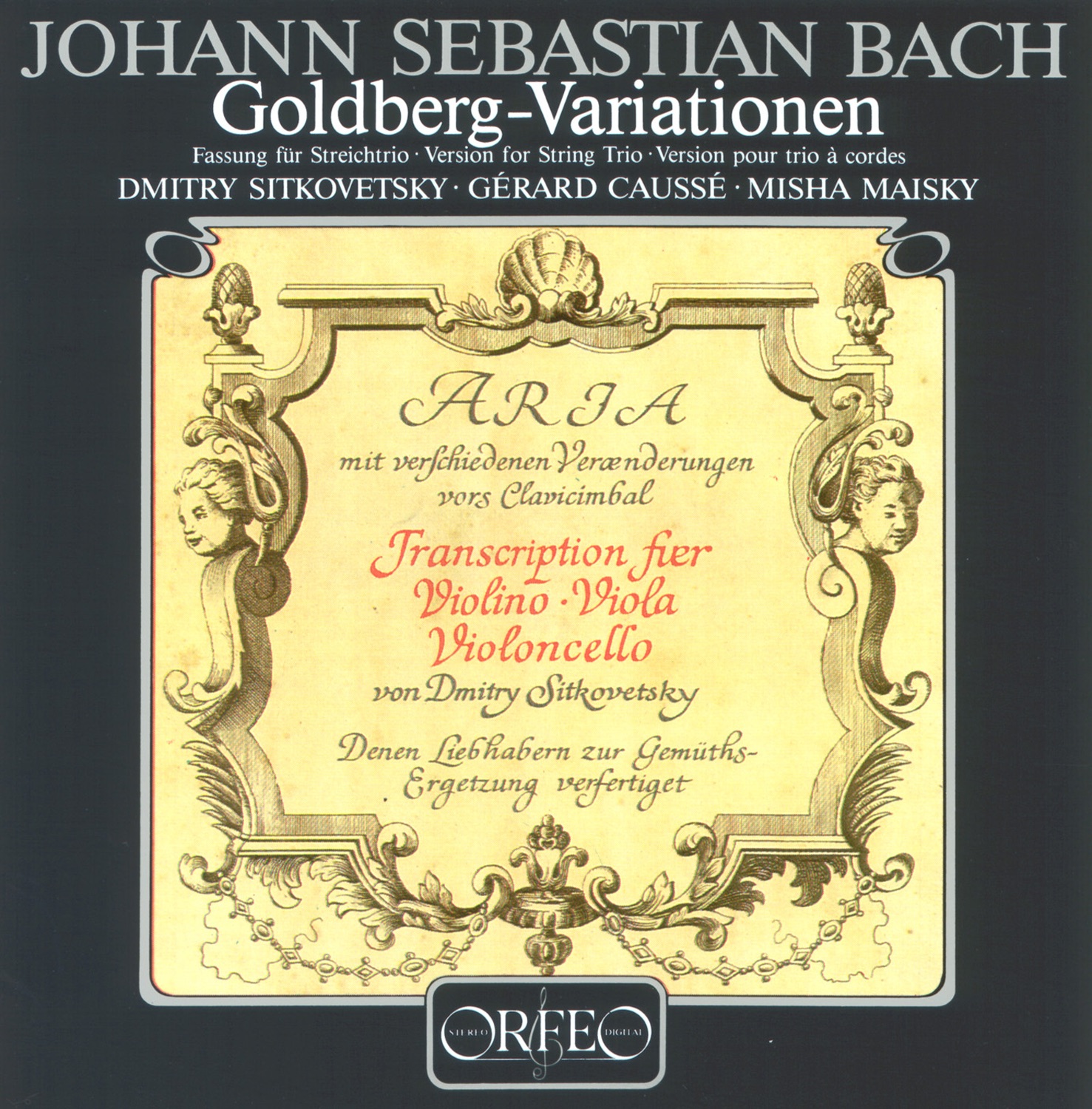 Bach: Goldberg Variations, BWV 988 album cover