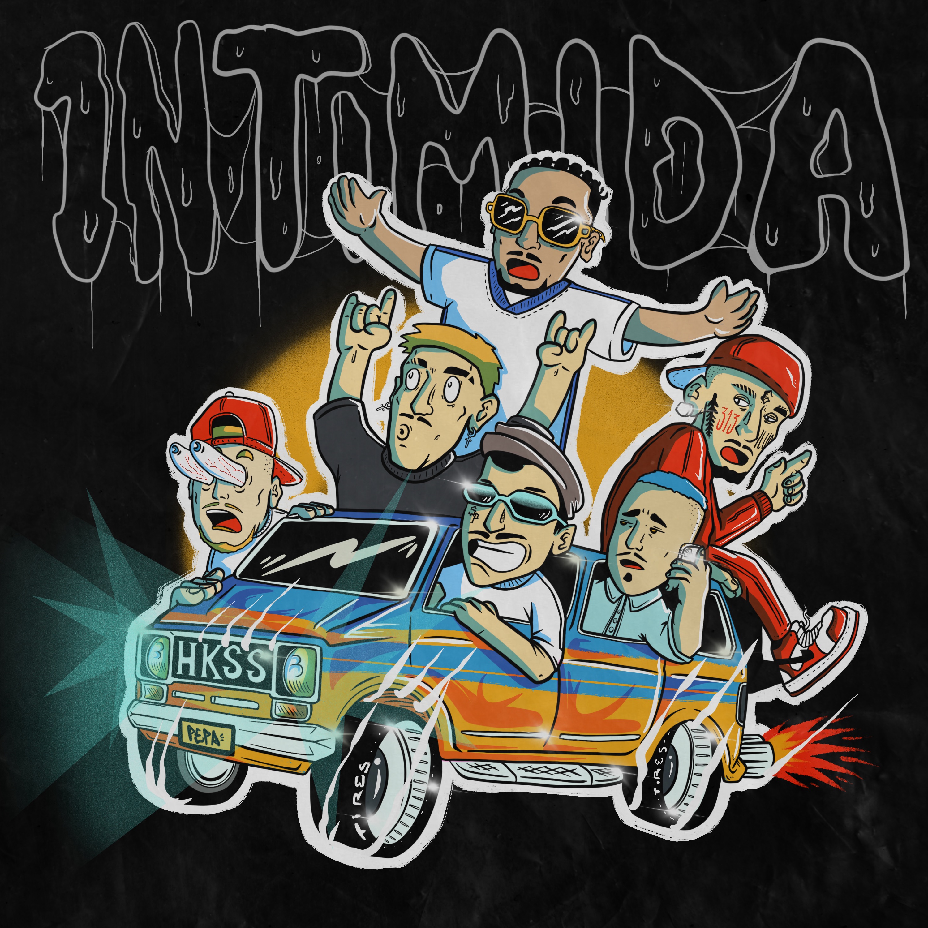 INTIMIDA (feat. Duzz) - Single album cover