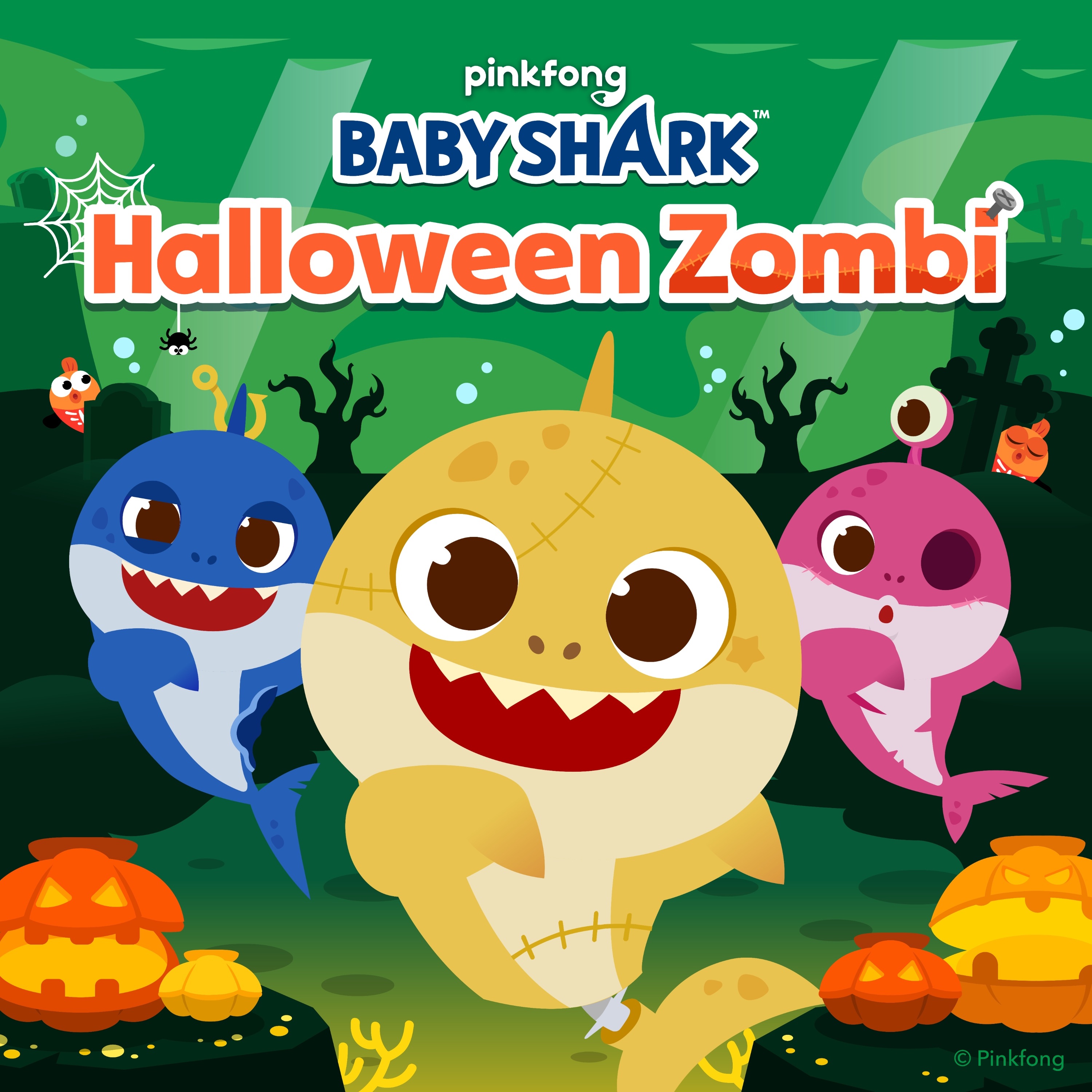 Baby Shark Halloween Zombi album cover
