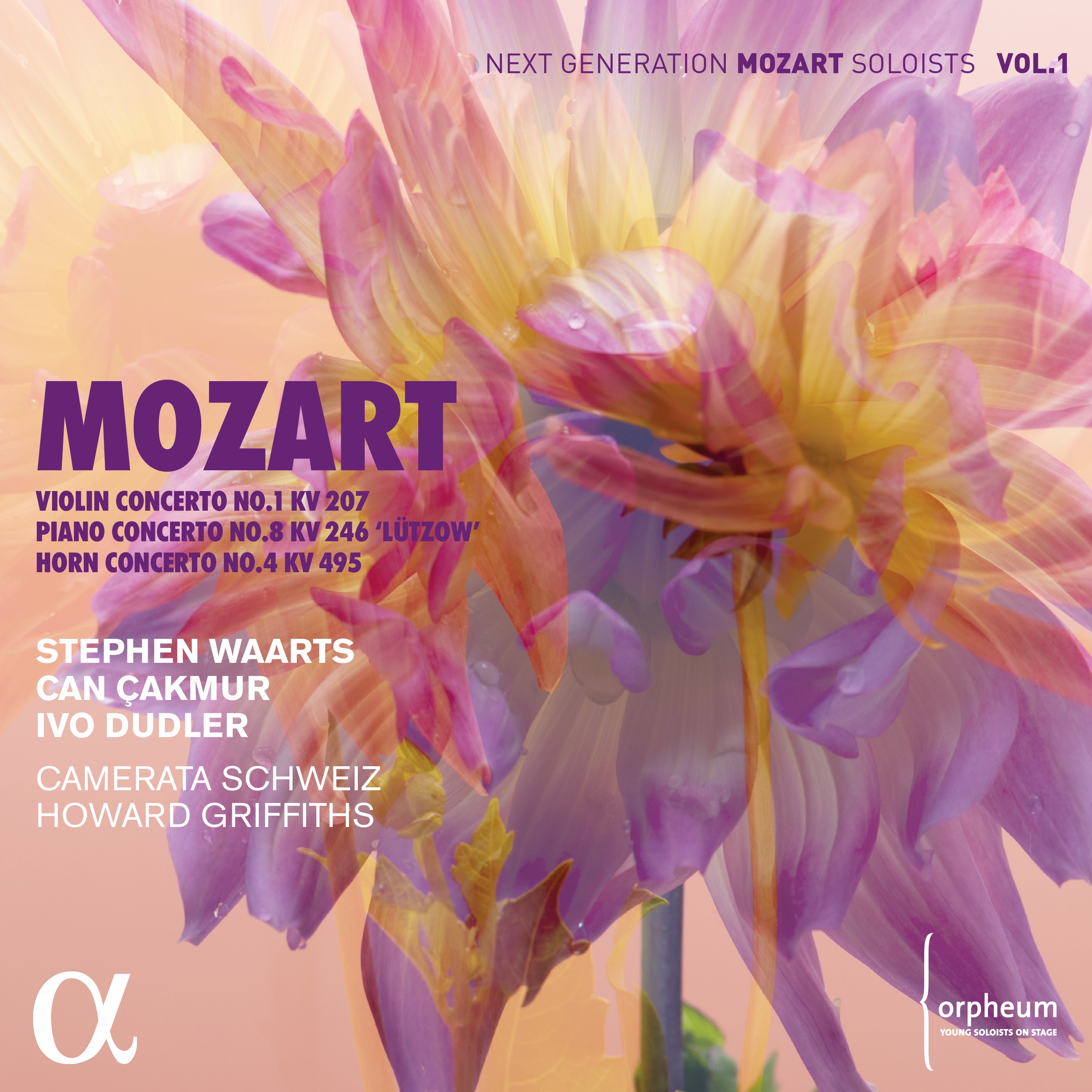 Mozart: Violin Concerto No. 1 KV 207, Piano Concerto No. 8 KV. 246 "Lützow" & Horn Concerto No. 4 KV album cover