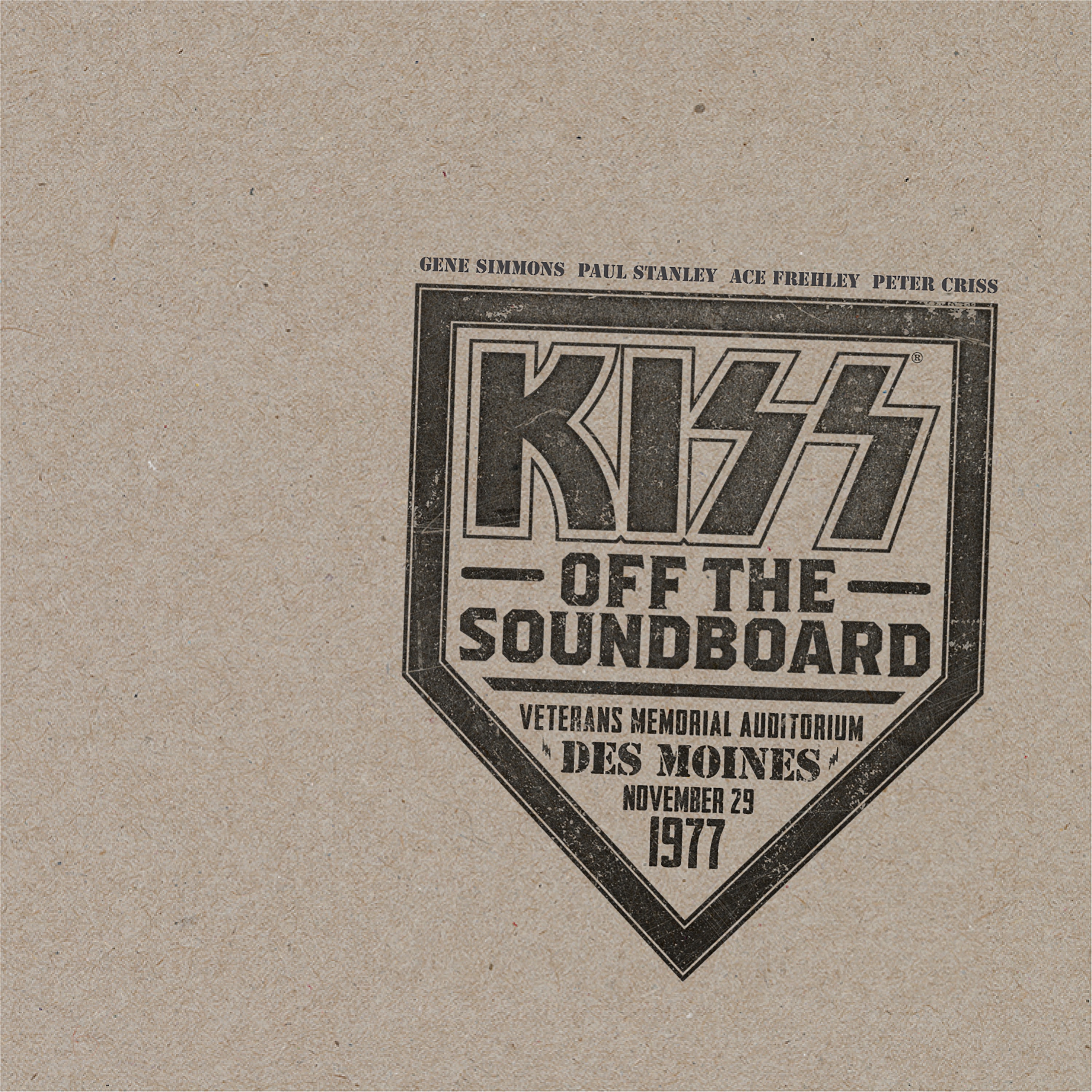 KISS Off The Soundboard: Live In Des Moines album cover