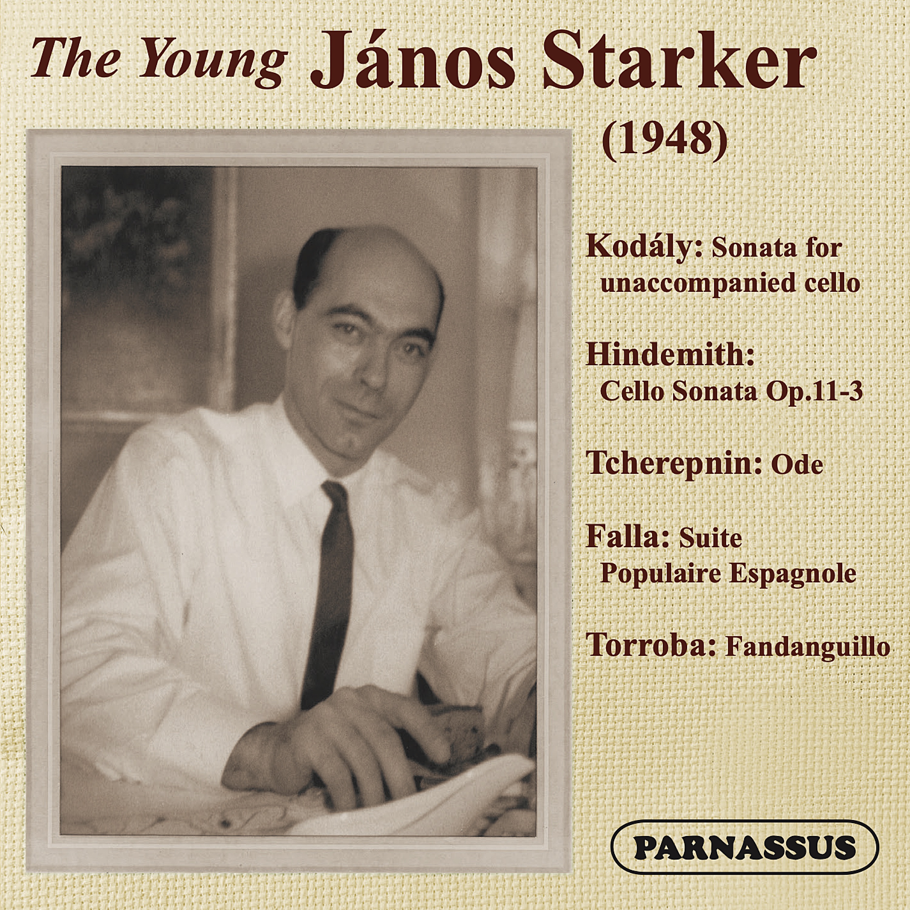 The Young János Starker album cover