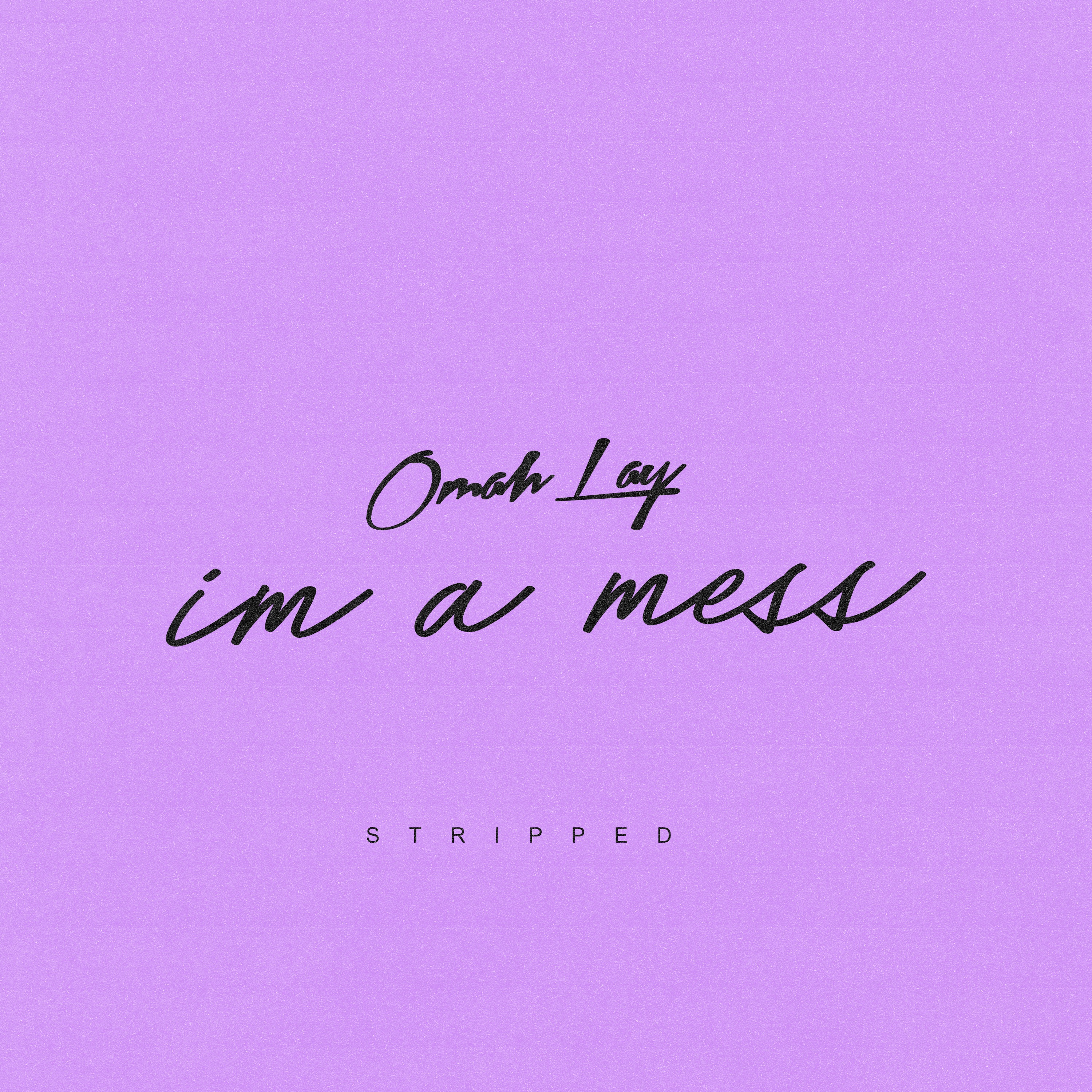 i'm a mess (stripped) - Single album cover