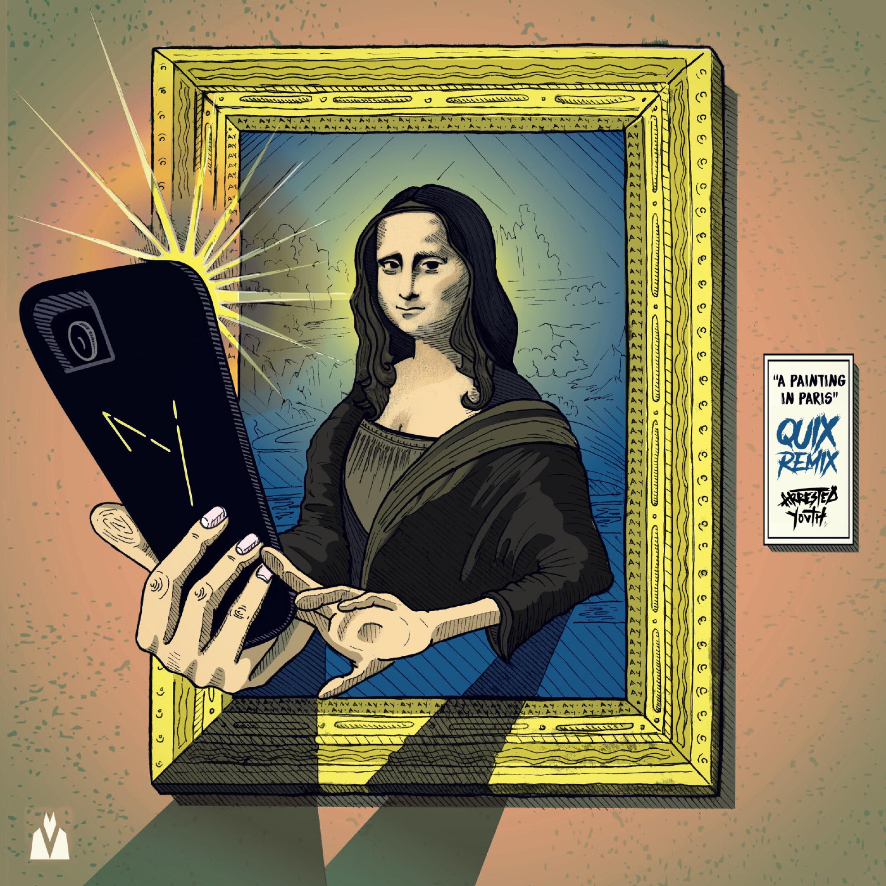 A Painting in Paris (QUIX Remix) - Single album cover