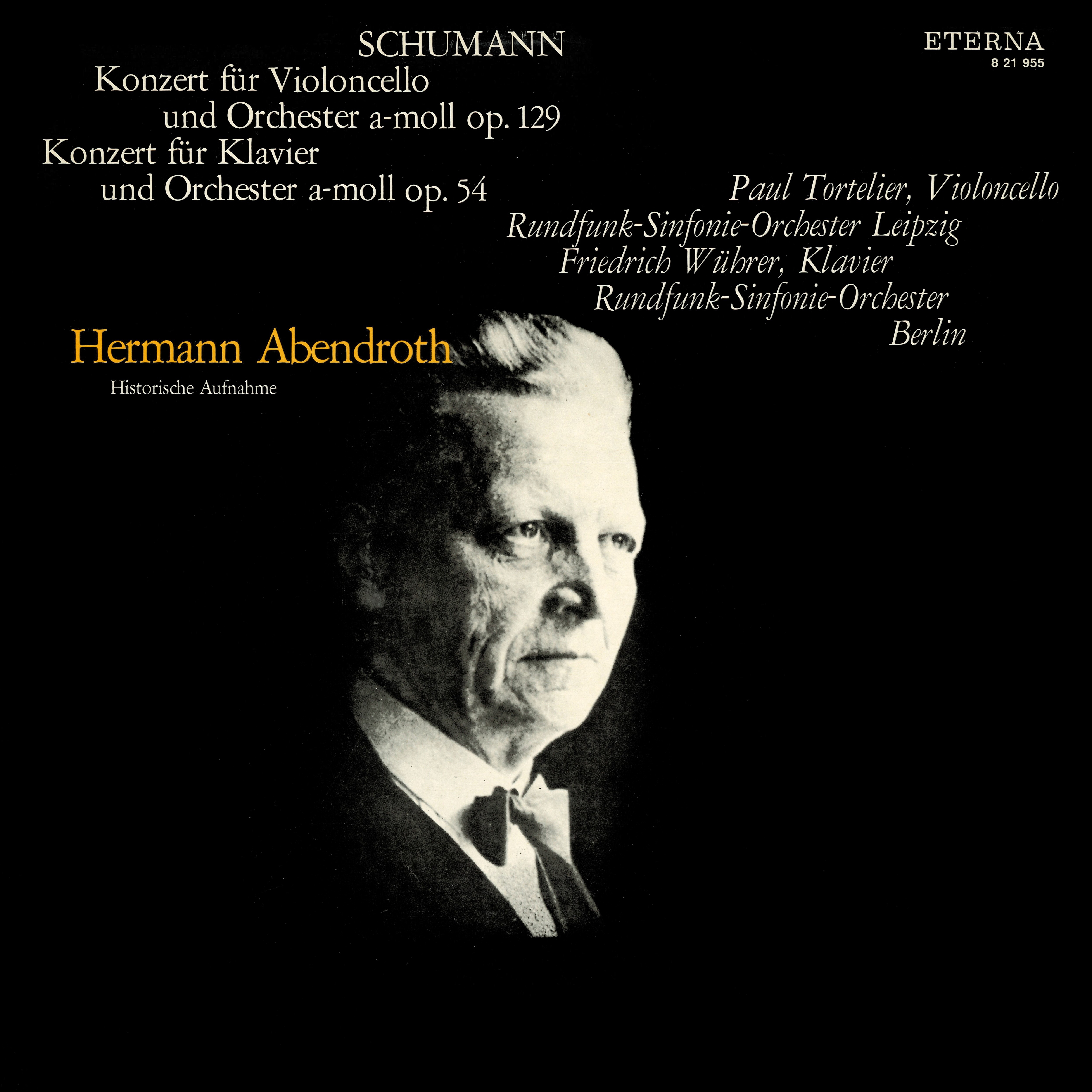 Schumann: Pianoconcerto & Celloconcerto (2022 Remastered Version) album cover