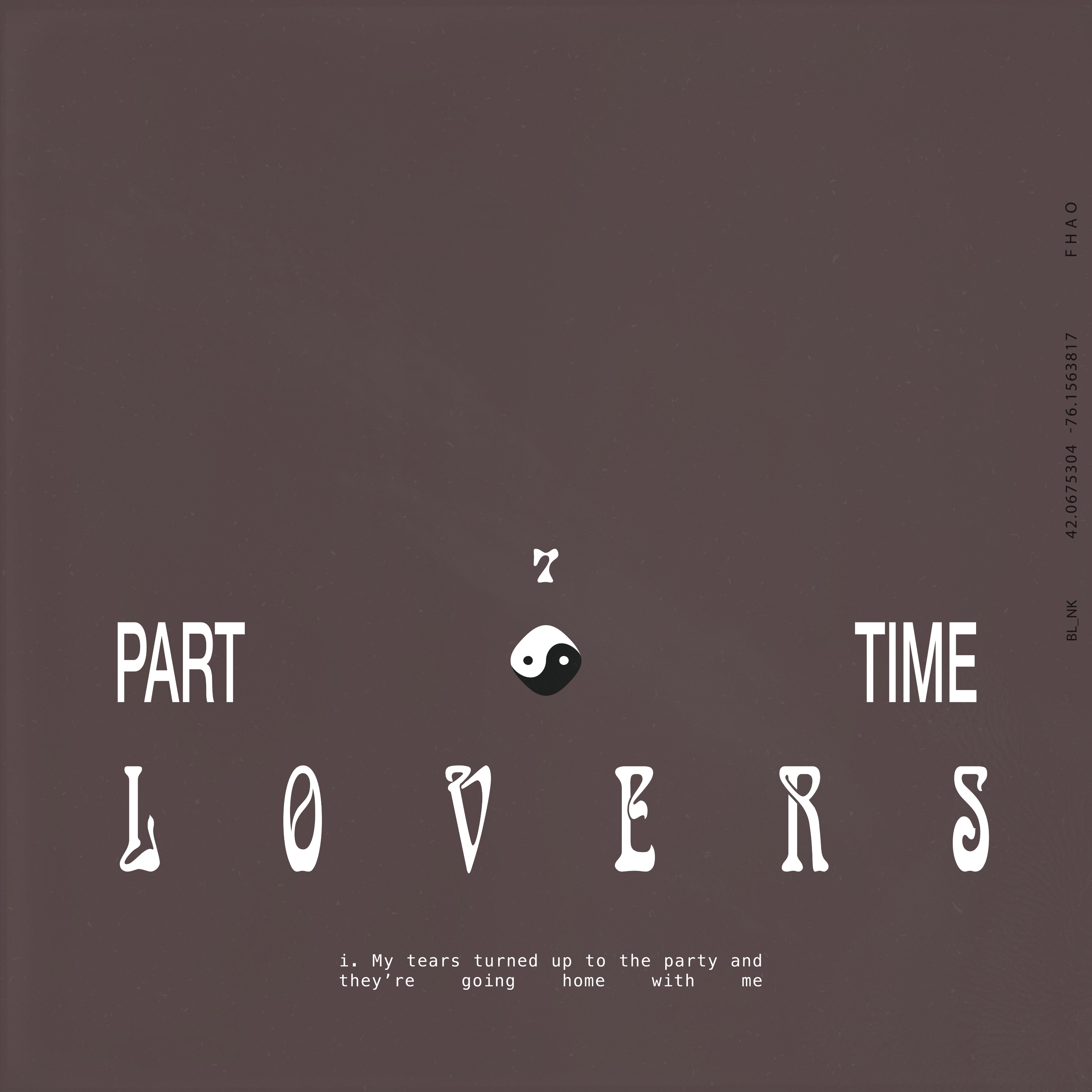 Part Time Lovers - Single album cover