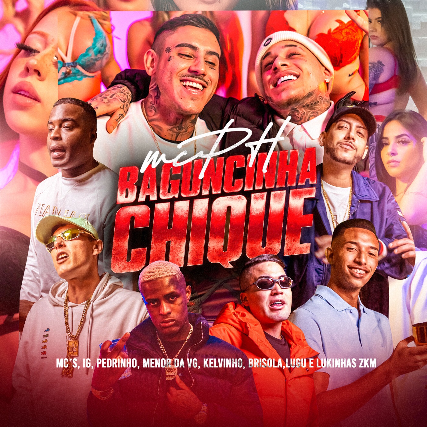 Baguncinha Chic (feat. MC Lugu, Mc lukinhas zkm, Mc Kelvinho & Mc Brisola) - Single album cover