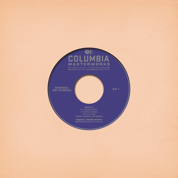 Mitropoulos Conducts Mozart, Grieg, Bach, Lully, Dvorak, Chabrier and Meyerbeer (2022 Remastered Ver album cover