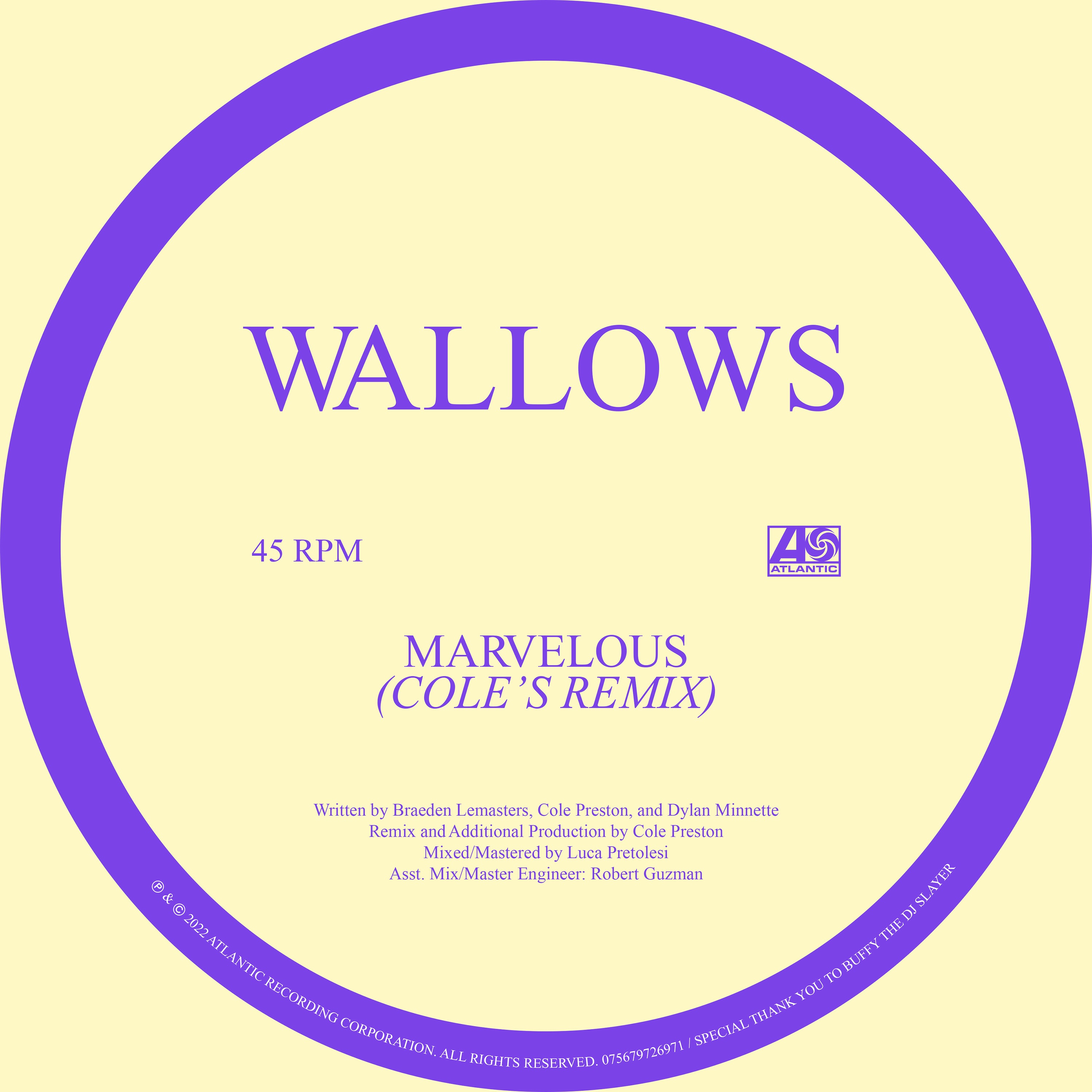 Marvelous (Cole’s Remix) - Single album cover
