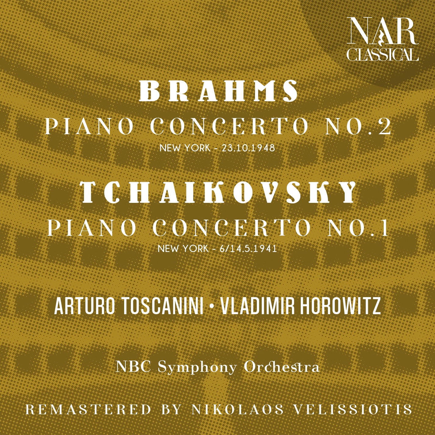 BRAHMS: PIANO CONCERTO No.2; TCHAIKOVSKY: PIANO CONCERTO No.1 album cover