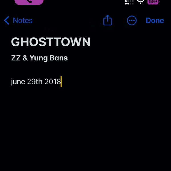 Ghosttown - Single album cover