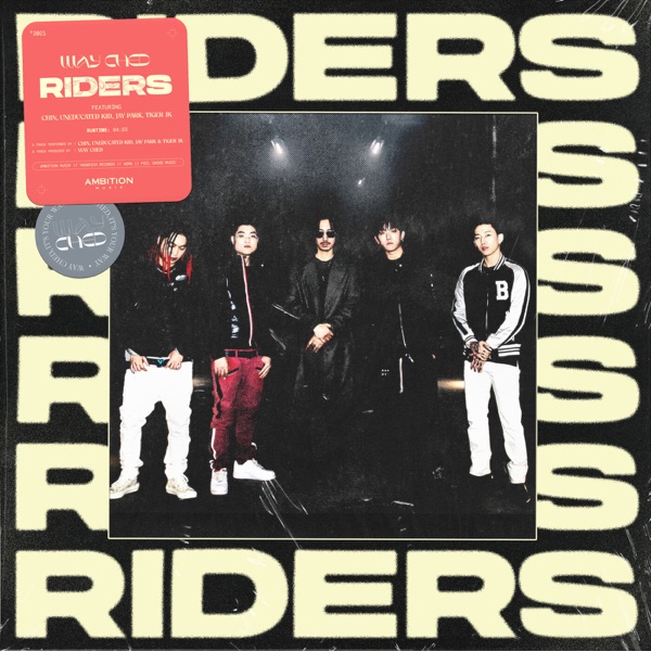 RIDERS (feat. Chin, UNEDUCATED KID, Jay Park & Tiger JK) - Single album cover