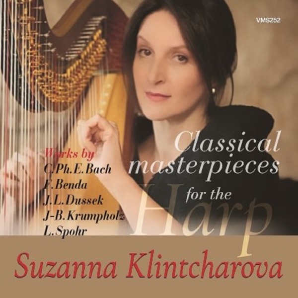 Suzanna Klintcharova - Classical Masterpieces for the Harp album cover