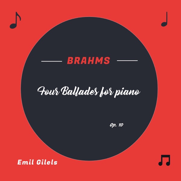 Brahms: Four Ballades for Piano - EP album cover