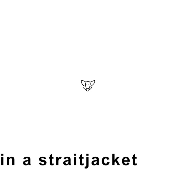 In a Straitjacket - Single album cover