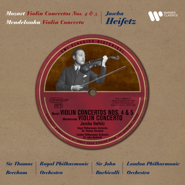Mendelssohn: Violin Concerto - Mozart: Violin Concertos Nos. 4 & 5 "Turkish" album cover