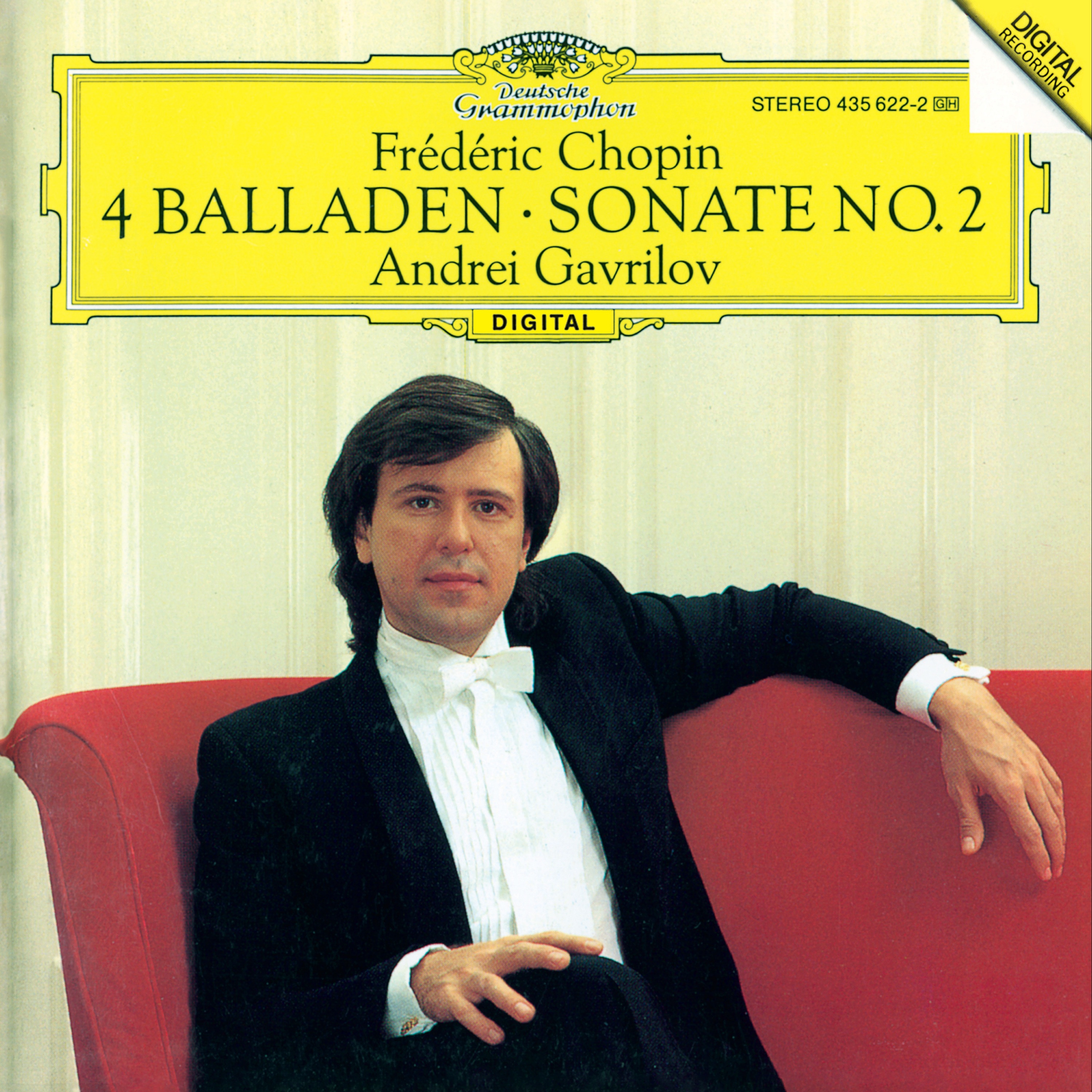 Chopin: Piano Sonata No. 2; 4 Ballades (Andrei Gavrilov — Complete Recordings on Deutsche Grammophon album cover