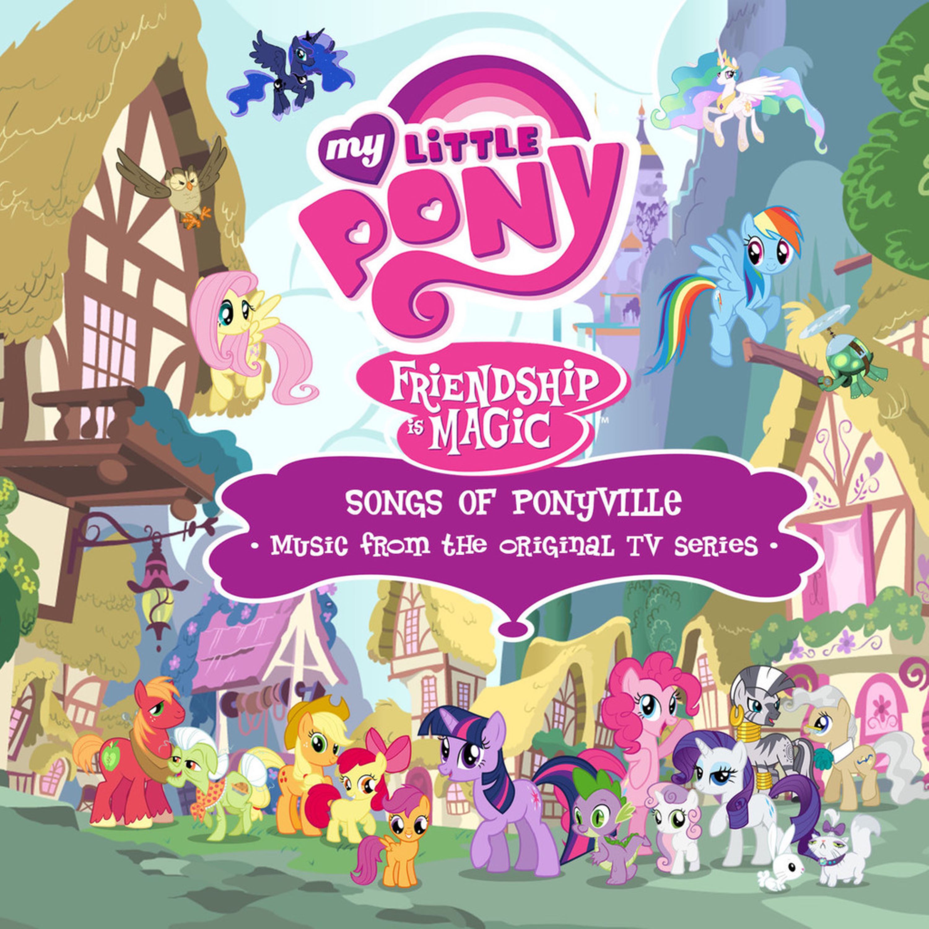 Friendship is Magic: Songs of Ponyville album cover
