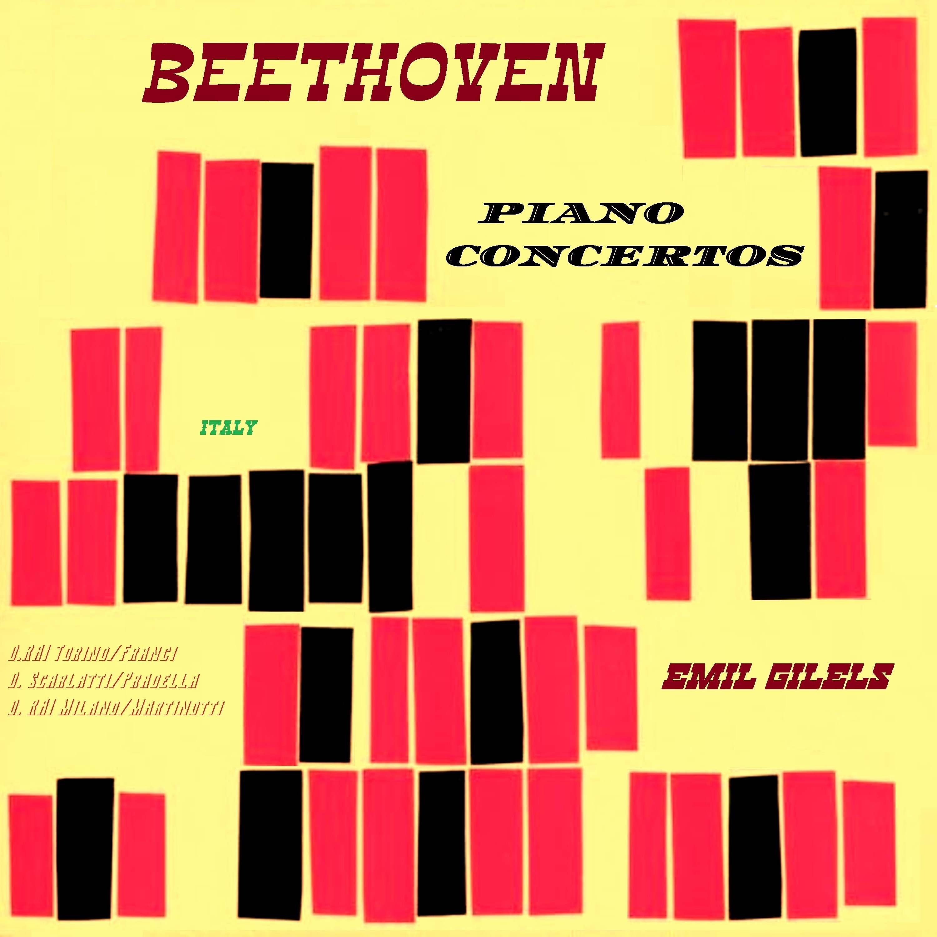 Beethoven Piano Concertos (1965 Remastered) album cover