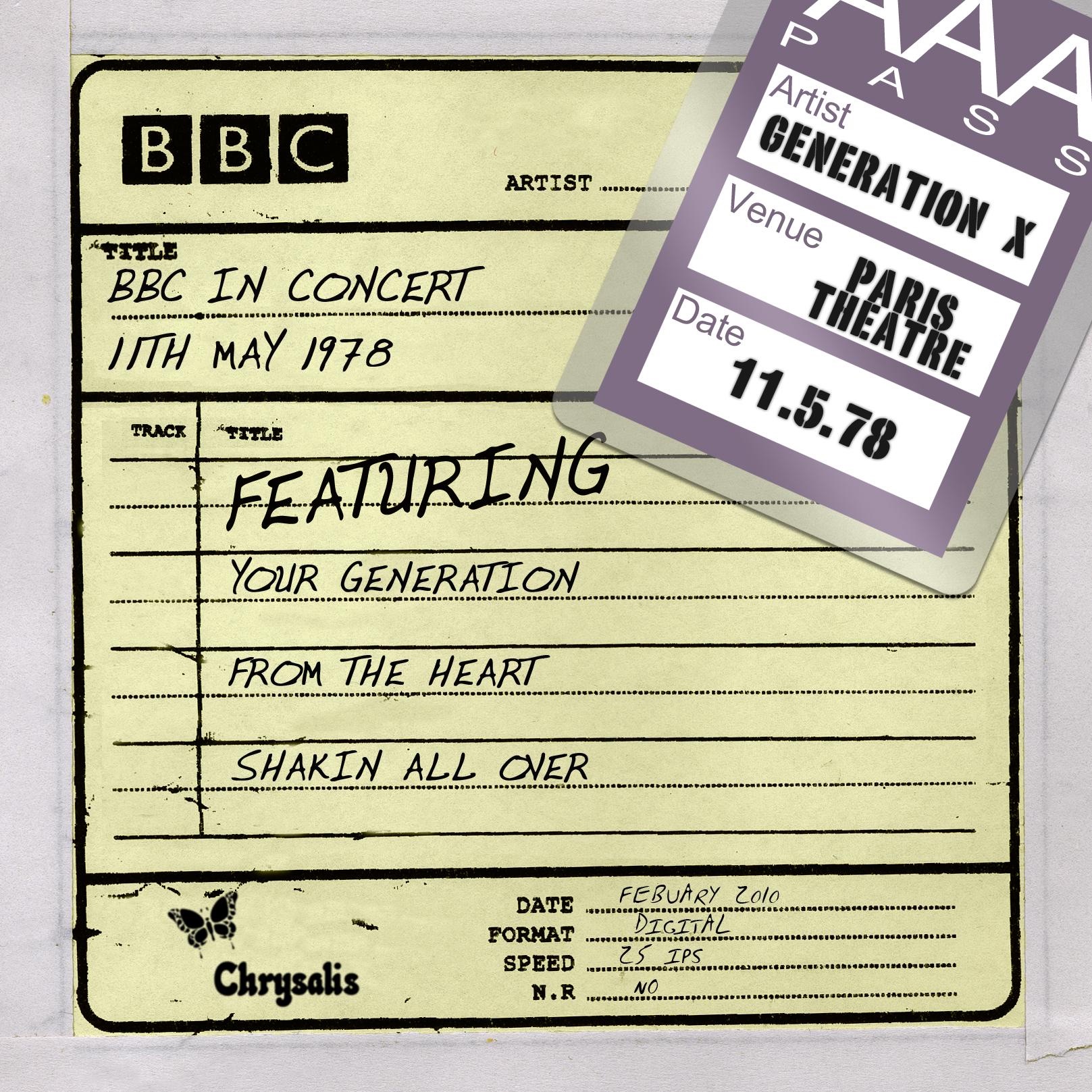Bbc in Concert (11 May 1978) album cover