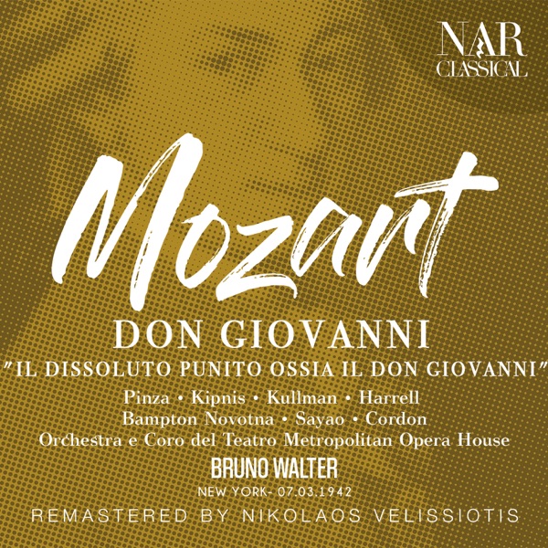 MOZART: DON GIOVANNI "IL DISSOLUTO PUNITO OSSIA IL DON GIOVANNI" album cover